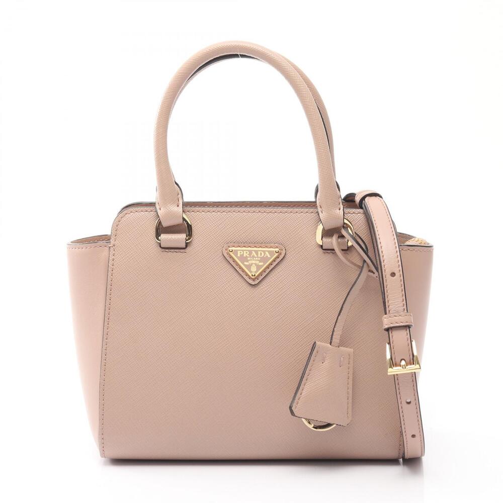Prada SAFFIANO SOFT Handbag Leather Beige